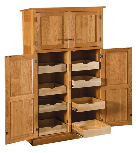 Broadmore Mission Pantry | Amish Solid Wood Pantries | Kvadro Furniture