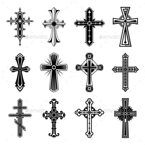 Catholic Cross Tattoo Designs For Men