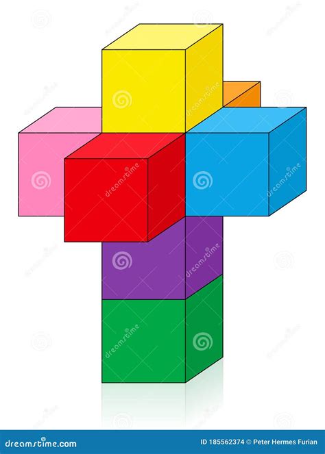 Tesseract Aka Hypercube Stock Image | CartoonDealer.com #71370817