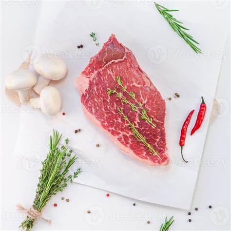 Fresh beef fillet with ingredients in cooking 10769685 Stock Photo at ...