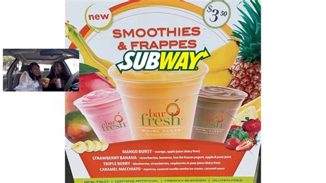 SUBWAY has Smoothies! #197 - YouTube