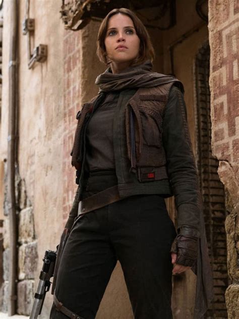 Felicity Jones Star Wars Rogue One Vest Jacket