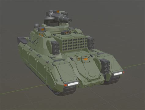 3D file American Mecha Ajax Assault Tank・3D printable model to download・Cults