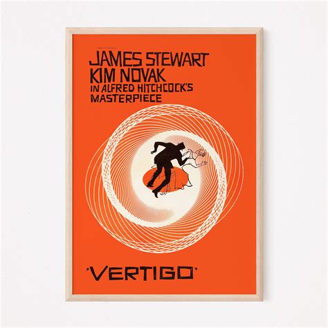 VERTIGO MOVIE POSTER Alfred Hitchcock Poster Vintage - Etsy