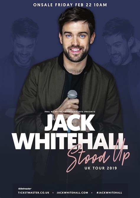 Jack Whitehall Stand Up Tour & hosting The Brits on ITV1.