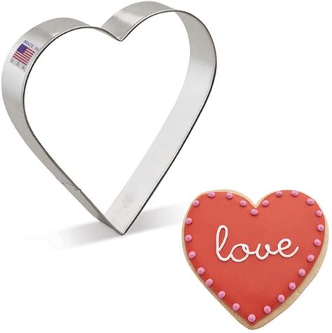 Extra Large Heart Cookie Cutter 5" — The Cookie Countess