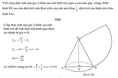 Công thức Diện tích hình Nón & Cách tính đơn giản 2022 - HTNC
