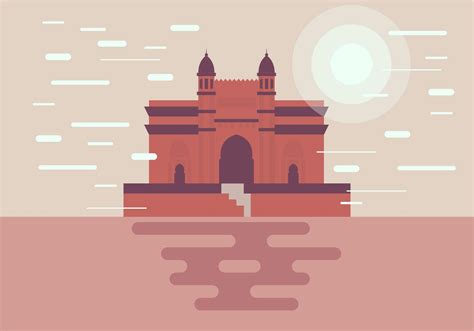 Mumbai Monument Illustration Vector 124850 Vector Art at Vecteezy