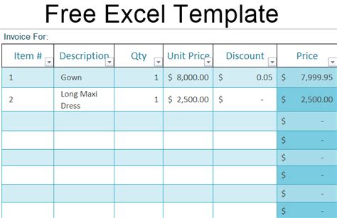 11 Free Template Excel Excel Templates - Riset