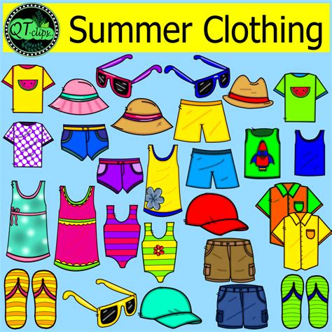 {Clipart} Summer Clothes - Juffrou Met Hart