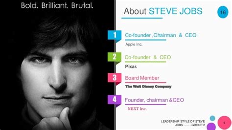 Steve Jobs Leadership Style