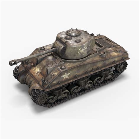 SHERMAN TANK 3D Model $10 - .obj .fbx .max - Free3D