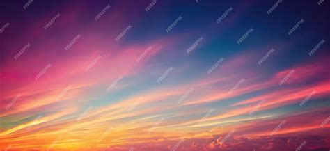 Premium Photo | Beautiful sunset sky with pastel pink and purple colors sunset whit clouds