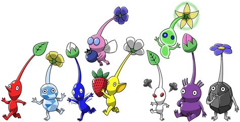 Pikmin Types by VGAfanatic on DeviantArt