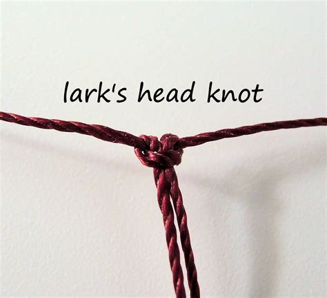 Knot Just Macrame by Sherri Stokey: Lark's Head Knots - Macrame Knot ...