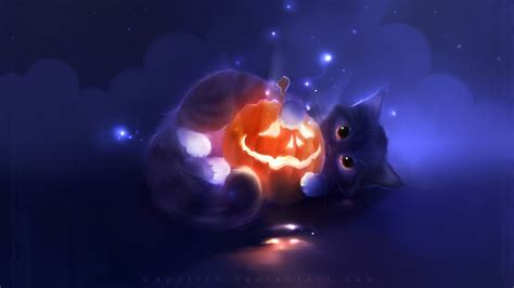 Cute Cat Halloween Wallpaper - WallpaperSafari