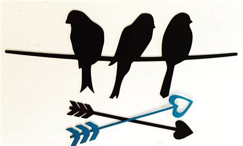 Birds On Wire Silhouette at GetDrawings | Free download