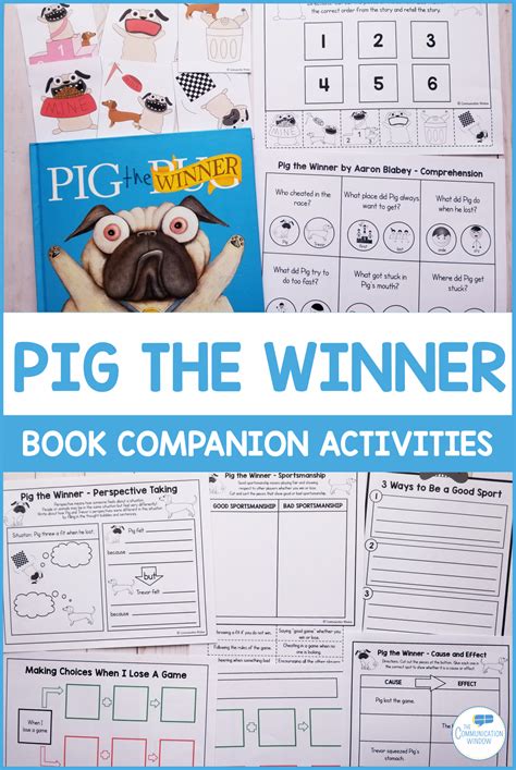 Pig the Winner Book Companion for Language and Social Skills | Book ...