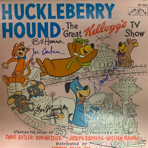 Huckleberry Hound signed sound track | EstateSales.org