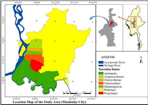 Location map of Mandalay city. | Download Scientific Diagram