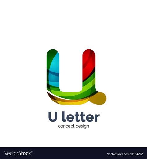 Letter u logo Royalty Free Vector Image - VectorStock