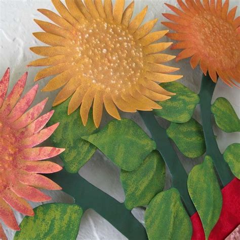 15 Ideas of Metal Sunflower Wall Art