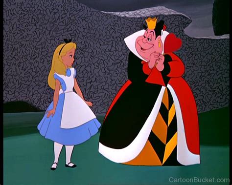 Alice With Queen Of Hearts