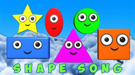 Shapes Song | learn shapes | kids learning | nursery rhymes | childrens ...