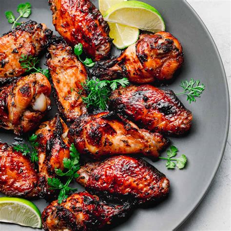 Thai BBQ Chicken Wings (Grill or Bake) | Posh Journal