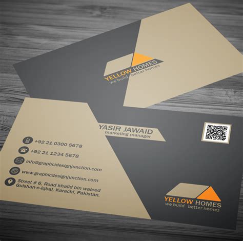 Free Real Estate Business Card Template (PSD) | Freebies | Graphic Design Junction