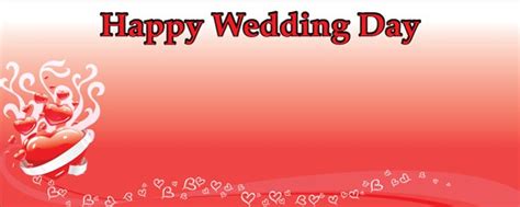 Happy Wedding Day Design Personalised Banner | Partyrama.co.uk