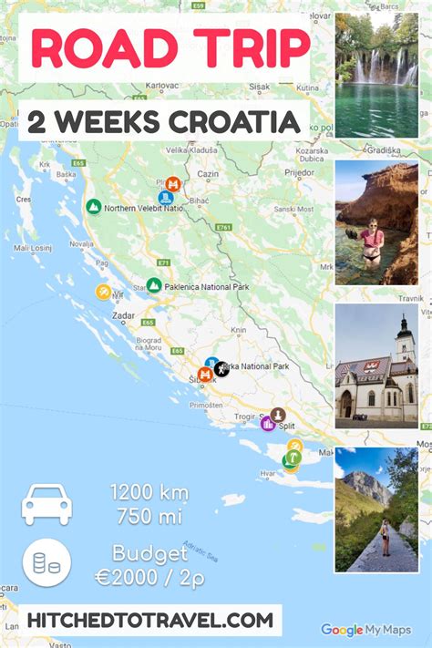 Road Trip Croatia - 2 Week Itinerary with Map - Hitched to Travel