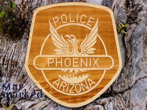 Phoenix AZ Police Department Patch Plaque Police Academy | Etsy