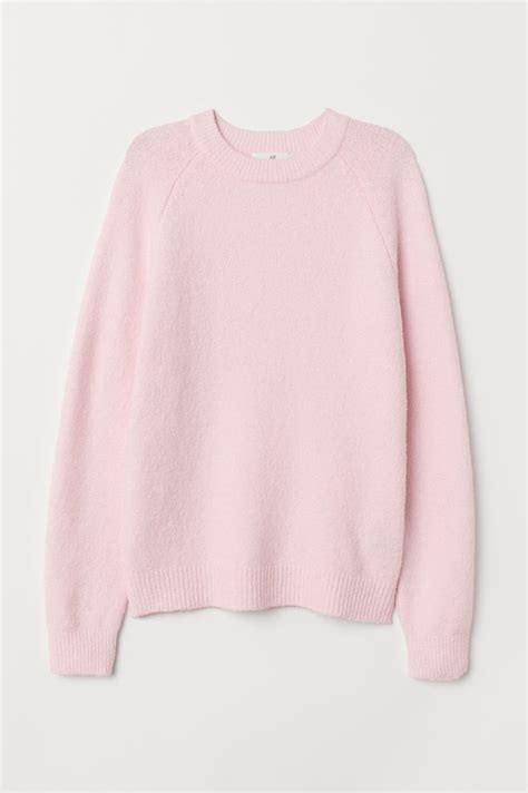 Fine-knit Sweater - Light pink - Ladies | H&M US 5 | Fine knit sweater, Fashionista clothes ...