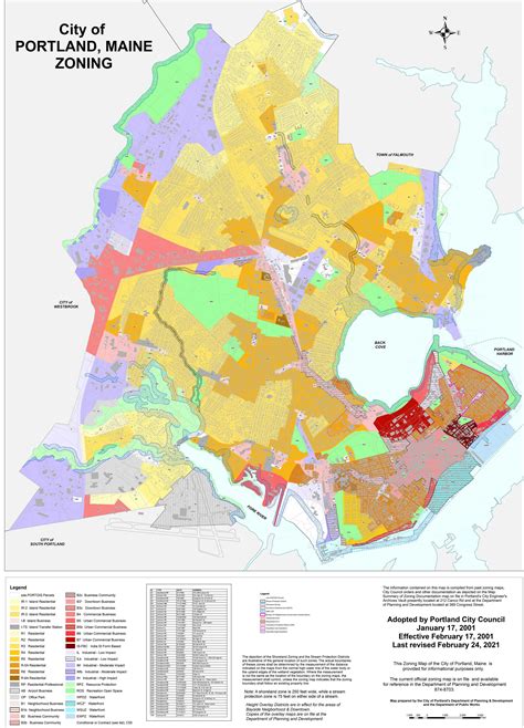 Portland Maine Zoning Map - Map Of Canada