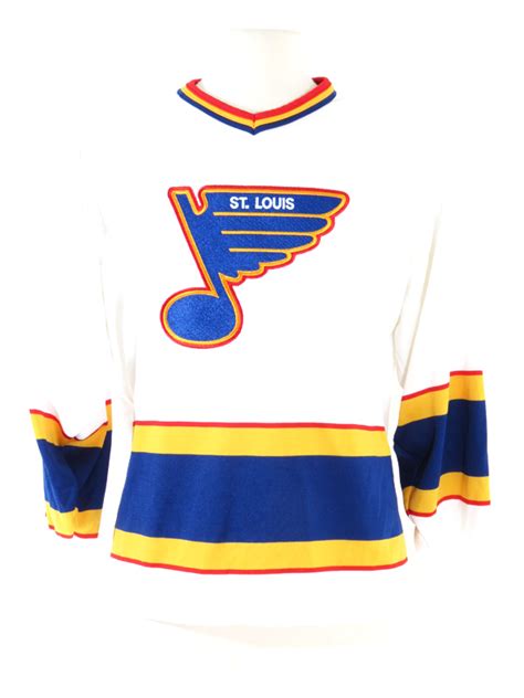 St. Louis Blues White CCM Hockey Jersey - 5 Star Vintage