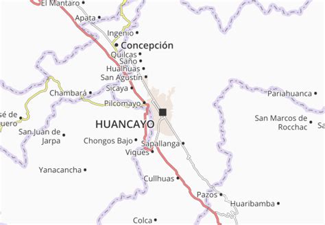 MICHELIN Huancayo map - ViaMichelin