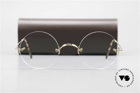 Glasses Lunor Classic Round GP Steve Jobs Glasses Rimless