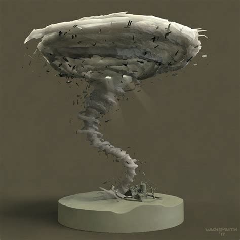 Tornado Sculpture on Pantone Canvas Gallery