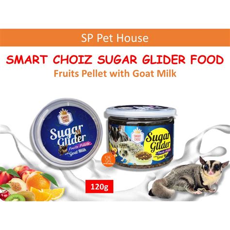 Smart Choiz Sugar Glider Fruit Pellets With Goat Milk 120g / Small ...