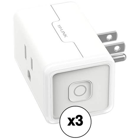 TP-Link HS105 Wi-Fi Smart Plug Mini (3-Pack) B&H Photo Video