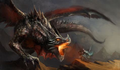 “man vs dragon”的图片搜索结果 | Mythological creatures, Dragon wallpaper, Elemental dragon