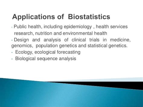 Biostatistics