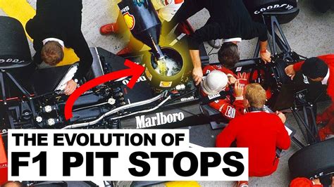 The Spectacular Evolution of F1 Pit Stops - YouTube