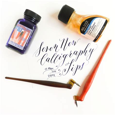 Seven New Calligraphy Tips + A Weekend Giveaway – The Postman's Knock