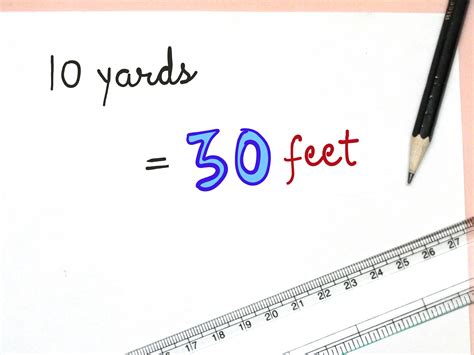 How to Convert Yards to Feet: 14 Steps - wikiHow