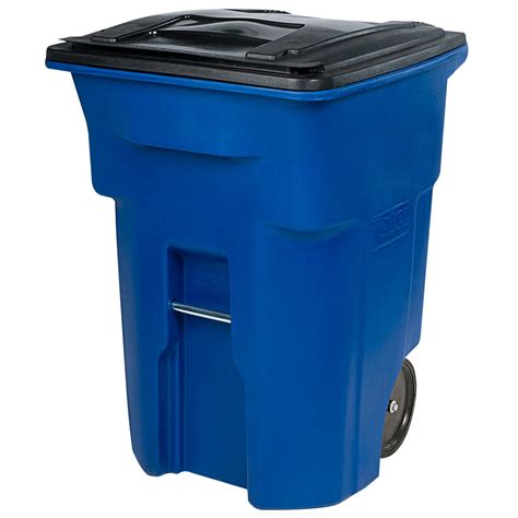 Toter Blue Wheeled Trash Can w/ Lid (96 gallon)