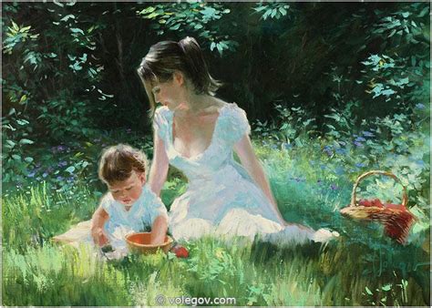 Volegov.com :: MOTHER AND CHILD, painting,