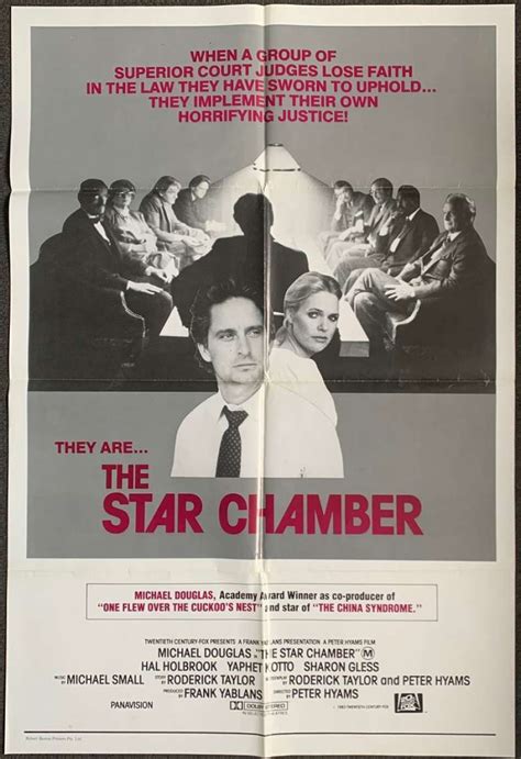 All About Movies - The Star Chamber Poster Original One Sheet 1983 ...