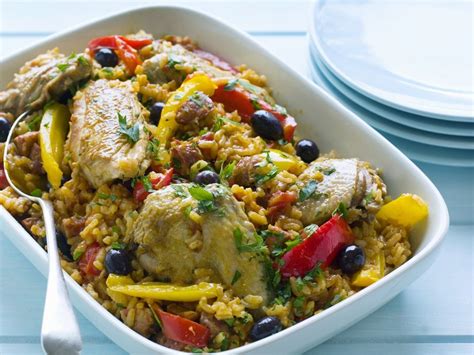 Spanish Chicken and Chorizo Rice Recipe | EatSmarter